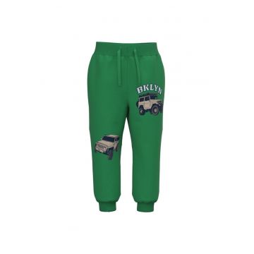 Pantaloni copii - 555611 - Verde - Bumbac