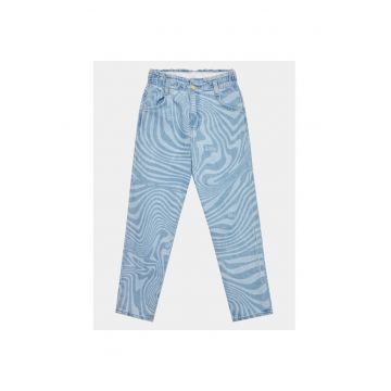 Pantaloni copii - 832514 - Albastru - Bumbac