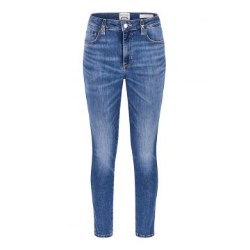 Blugi skinny cu talie inalta