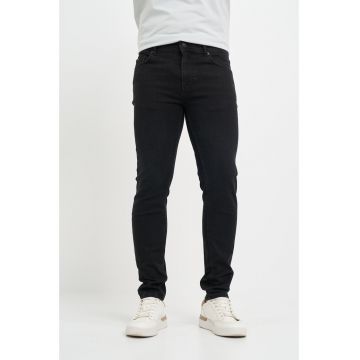 Blugi slim barbat inchisa - Negru