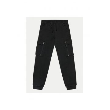 Pantaloni copii - 48005 - Negru - Bumbac