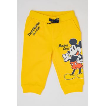 Pantaloni de trening cu imprimeu Mickey Mouse