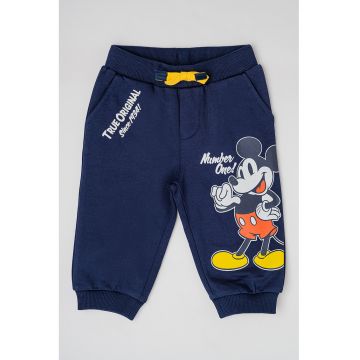 Pantaloni de trening cu imprimeu Mickey Mouse