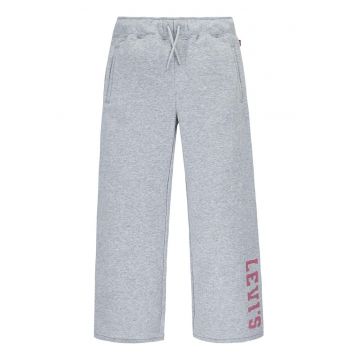 Pantaloni din tricot cu croiala ampla si snur