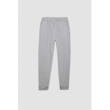 Pantaloni de trening cu snur de ajustare si buzunare laterale