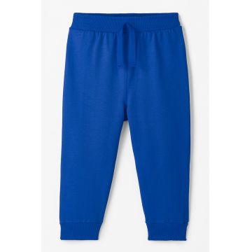 Pantaloni de trening din bumbac cu snur de ajustare