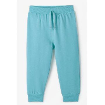 Pantaloni de trening din bumbac cu snur de ajustare