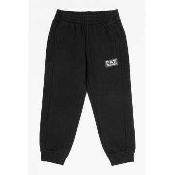 Pantaloni de trening relaxed fit din bumbac cu imprimeu logo