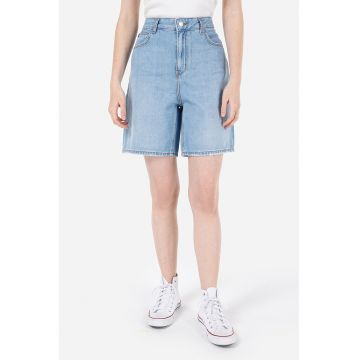 Pantaloni scurti de denim cu croiala ampla