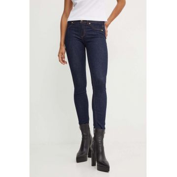 Versace Jeans Couture jeansi femei, culoarea albastru marin, 77HAB5J0 CDW02