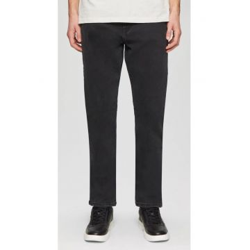 Blugi barbati Rick - croiala Slim Fit - talie medie - Negru