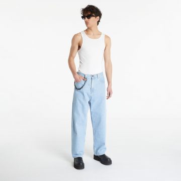 Blugi Carhartt WIP Brandon Pant Blue Heavy Stone Bleached