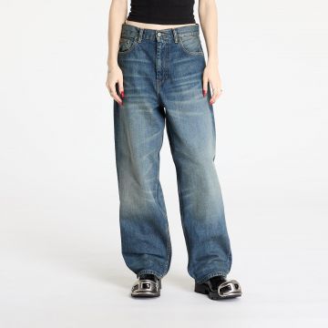 Blugi Carhartt WIP W' Brandon Pant Blue Worn Used Wash