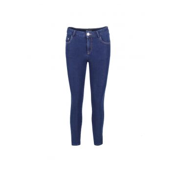 Blugi skinny cu 5 buzunare