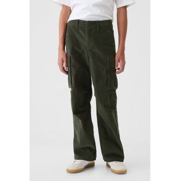 Pantaloni cargo baggy din reiat