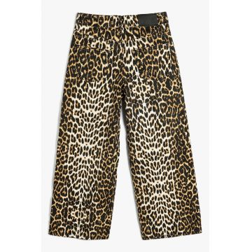 Pantaloni cu animal print