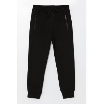 Pantaloni de trening cu buzunare cu fermoar