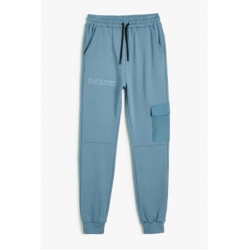 Pantaloni de trening cu snur in talie