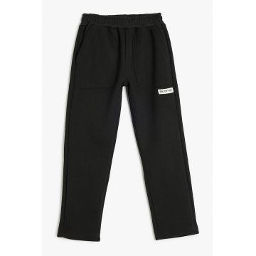 Pantaloni de trening din amestec de bumbac