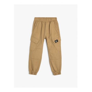 Pantaloni jogger cargo de bumbac