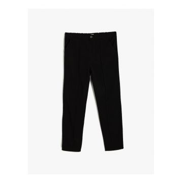 Pantaloni regular fit cu buzunare