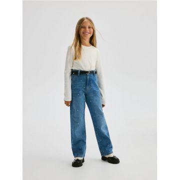 Reserved - GIRLS` JEANS TROUSERS - albastru