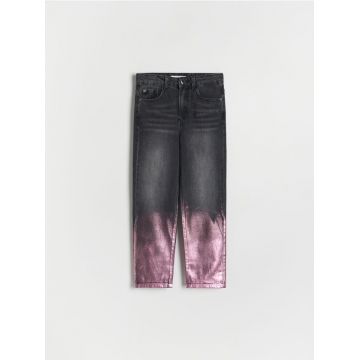 Reserved - GIRLS` JEANS TROUSERS - gri