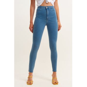 Blugi skinny crop