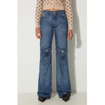 Coperni jeansi Open Knee Jeans femei high waist, COPP55252