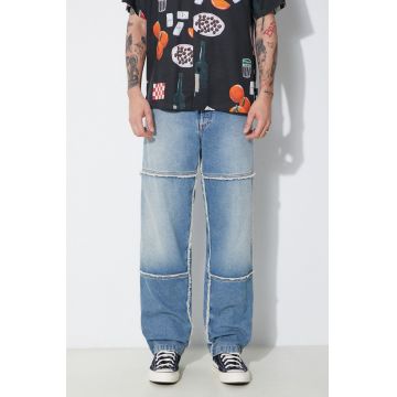 Marcelo Burlon jeansi Medium Stone Dnm Straight barbati CMYA030S24DEN0013400