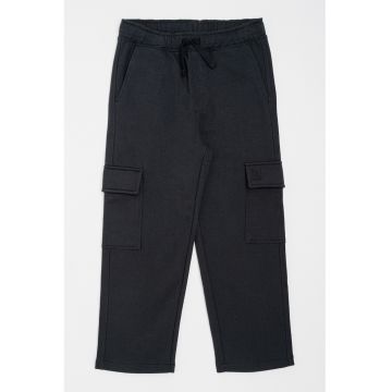 Pantaloni cargo cu talie ajustabila