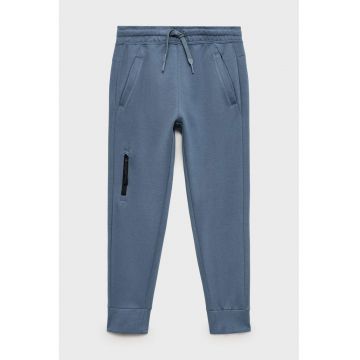 Pantaloni de trening din amestec de bumbac cu buzunare oblice