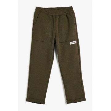 Pantaloni de trening din amestec de bumbac