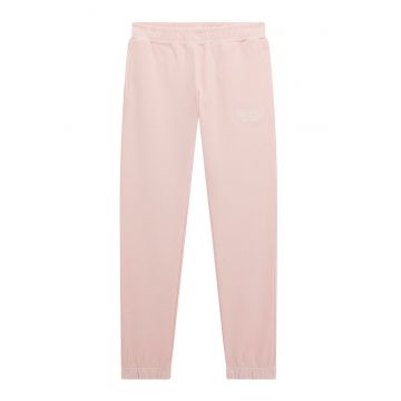 Pantaloni de trening din bumbac cu talie elastica