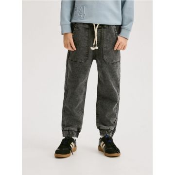 Reserved - Blugi jogger - gri deschis