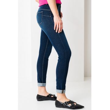 Blugi skinny cu talie medie