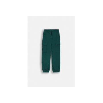 Pantaloni de trening cu buzunare multiple - Verde