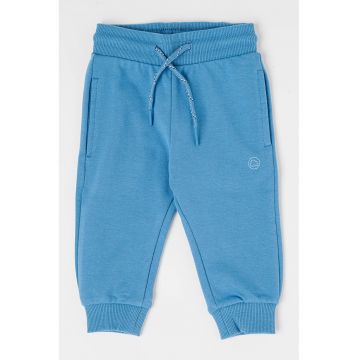 Pantaloni de trening din amestec de bumbac cu snur