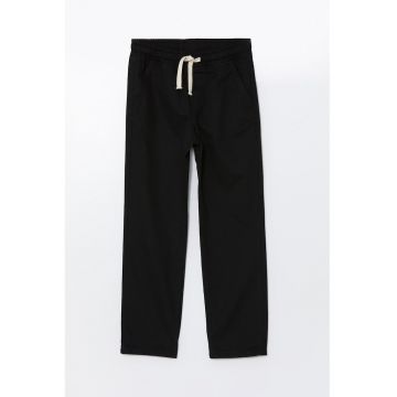 Pantaloni din bumbac cu talie elastica