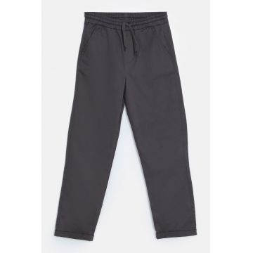 Pantaloni regular fit din amestec de bumbac