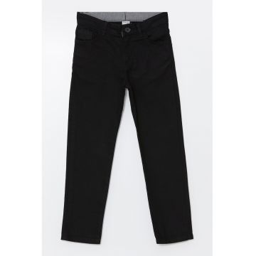 Pantaloni regular fit din bumbac