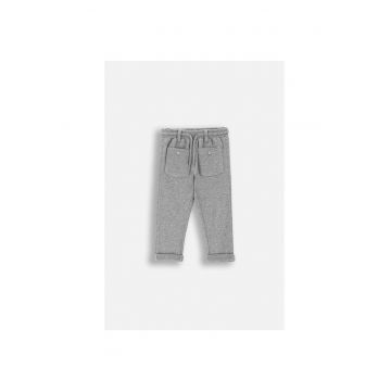 Pantaloni sport cu buzunare aplicate - Gri