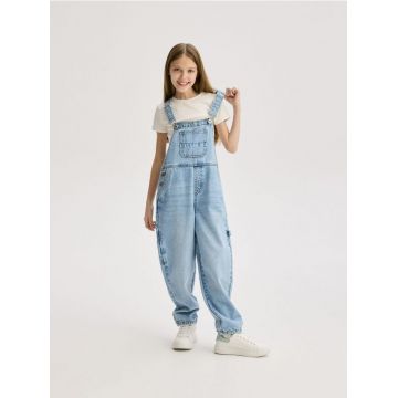 Reserved - GIRLS` DUNGAREES - albastru