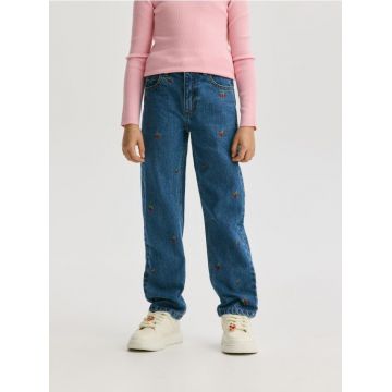 Reserved - GIRLS` JEANS TROUSERS - albastru