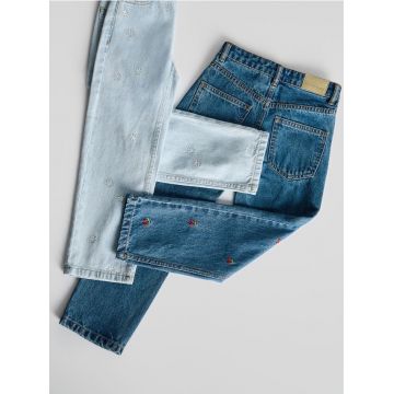 Reserved - GIRLS` JEANS TROUSERS - albastru