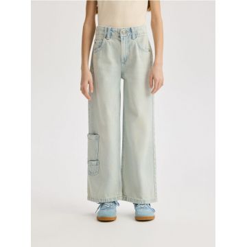 Reserved - GIRLS` JEANS TROUSERS - albastru