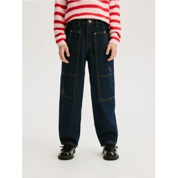 Reserved - GIRLS` JEANS TROUSERS - bleumarin