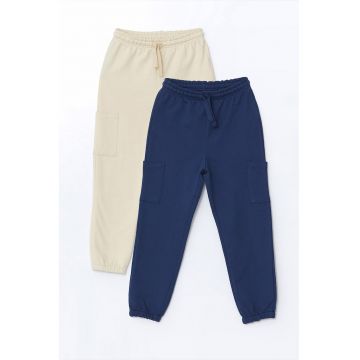 Set de pantaloni de trening cargo - 2 perechi