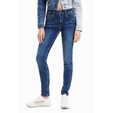 Blugi skinny cu 5 buzunare