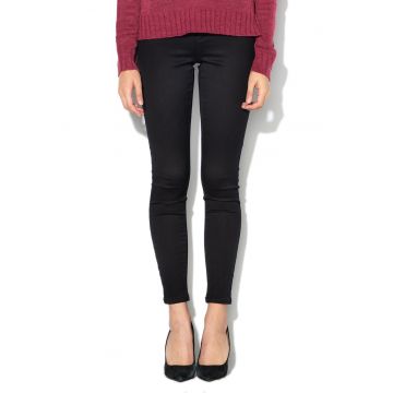 Blugi skinny cu talie inalta